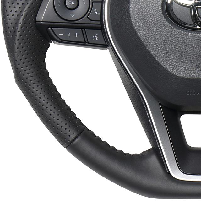 ★s★トヨタ RAV4 50系 純正レザーステアリング REAL/レアル ステアリング レザー［オリジナルシリーズ］TOYOTA RAV4