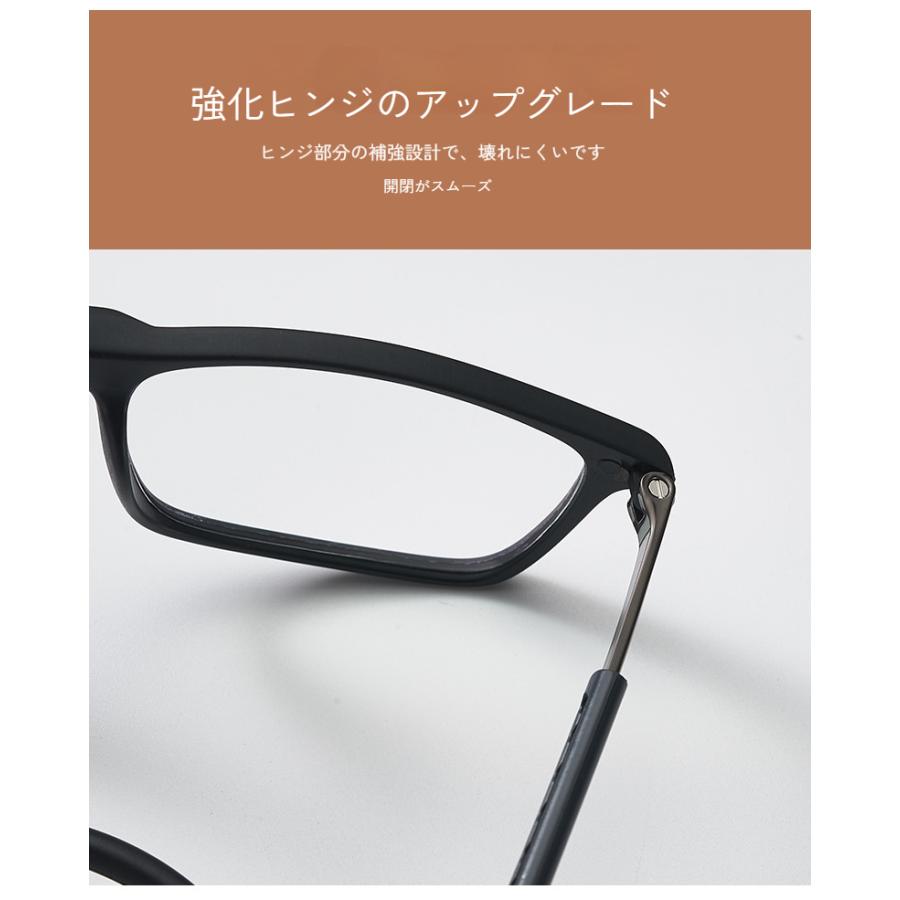 老眼鏡 首かけ クリックリーダー 滑り止め付き シニアグラス おしゃれ