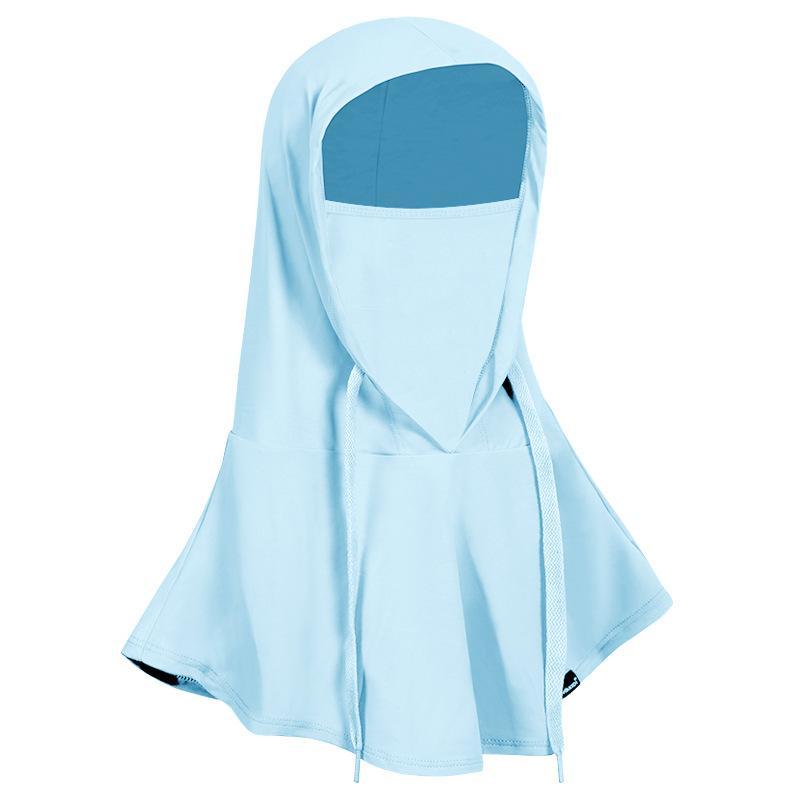 フード付きフェイスカバー マスク 4WAY フェイスマスク 軽量