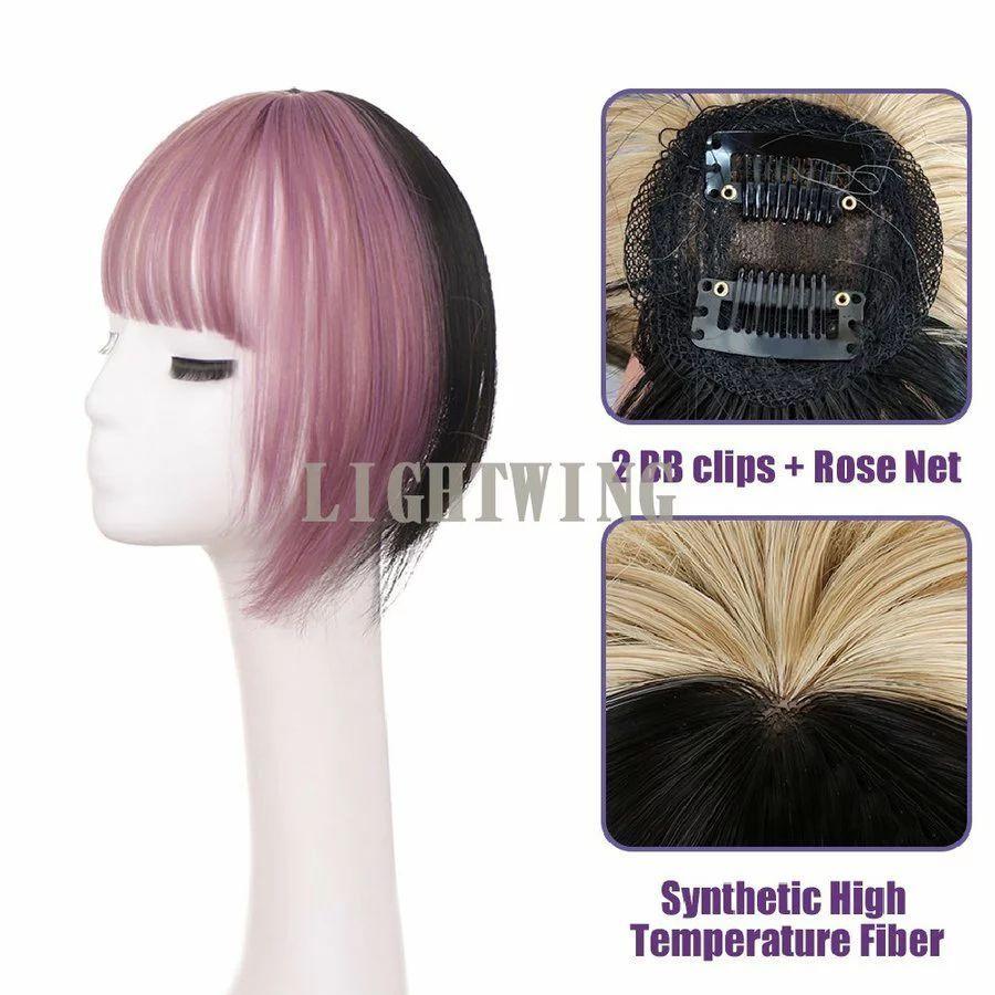 3D構造部分ウィッグ ヘアピース カラーミックス女性 耐熱高温糸 3D構造部分ウィッグ ヘアピース カラーミックス女性 耐熱高温糸
