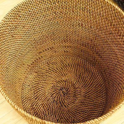 ラタン 鉢カバー 9号 8号 おしゃれ 大型 室内 カゴ バスケット 収納