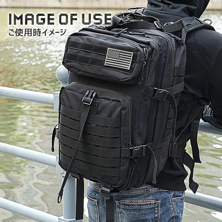 キャンプリュック タクティカル バックパック 防水 登山 キャンプ用品