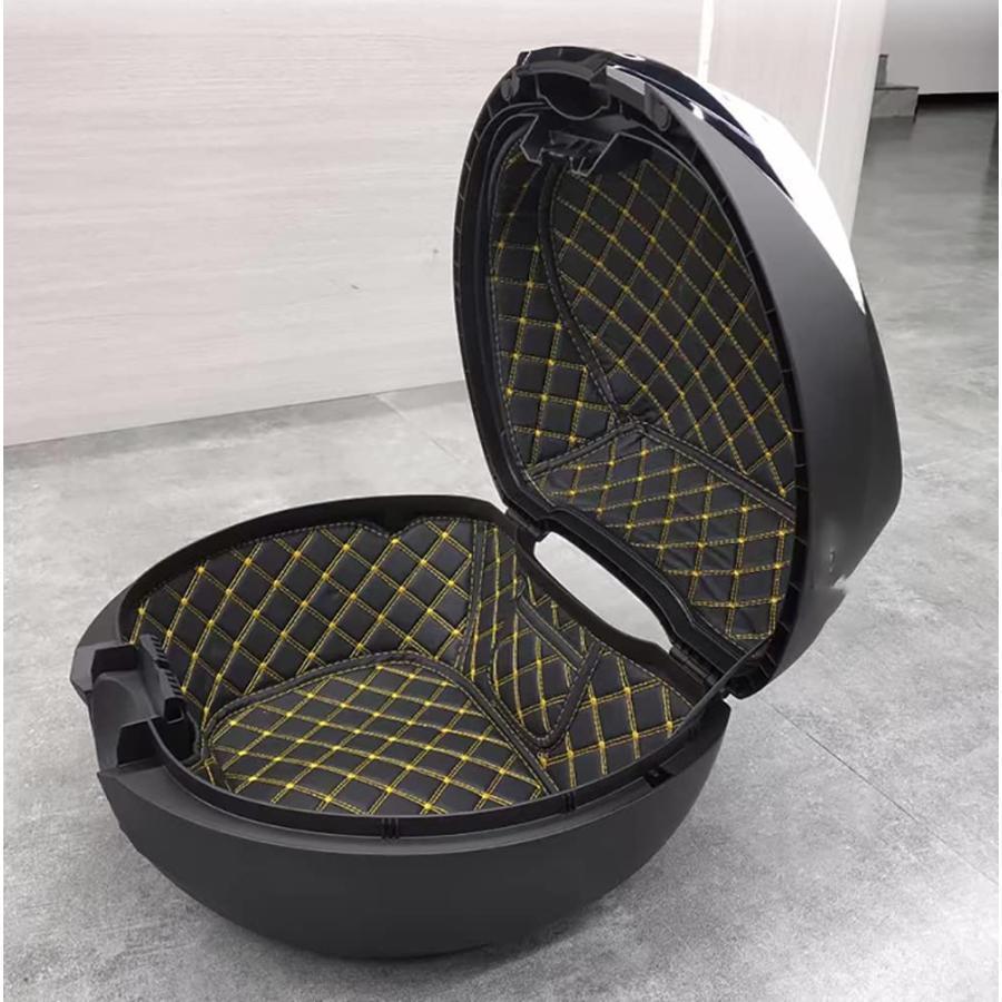 モーターサイクルリアテールトップボックスインナーパッドトップケースライニングマットSHAD SH34 SH40 SH37 34 37 に適合 ...