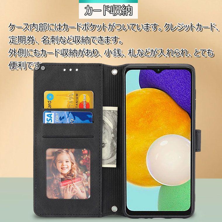 Galaxy A53 5G ケース ストラップ付き Galaxy A54 5G ケース 手帳 Galaxy A22 5G SC-56B ケース 手帳型｜sg-k｜03
