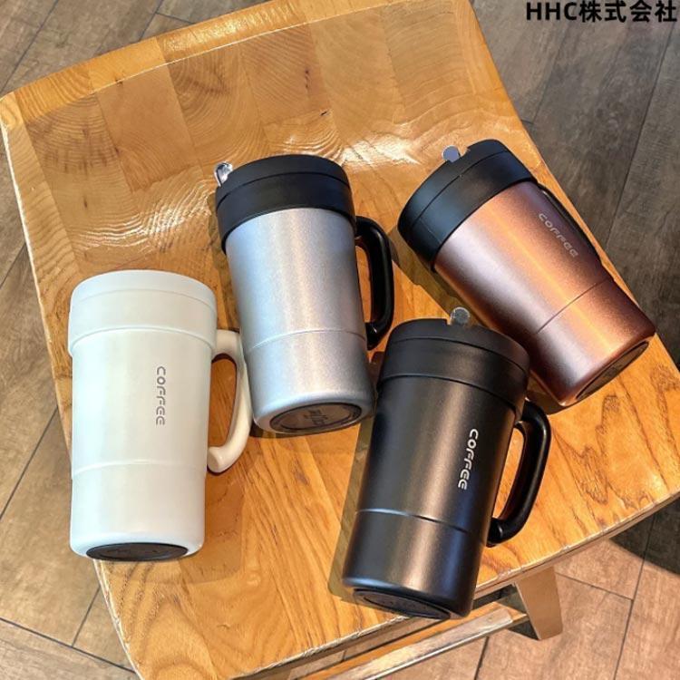 ステンレス マグカップ 580ml 保冷 保温 真空断熱 ステンレスマグ 蓋