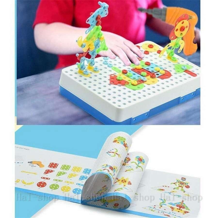 子供用 電動ドリル おもちゃ ネジ 積み木 ツールボックス