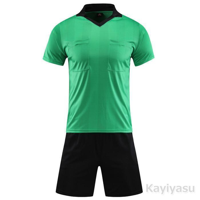 サッカー審判服 審判ウェア 練習着 上下セット 半袖 シャツ ハーフ