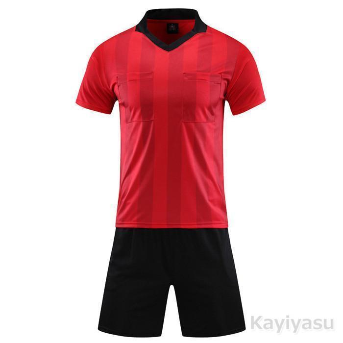 サッカー審判服 審判ウェア 練習着 上下セット 半袖 シャツ ハーフ