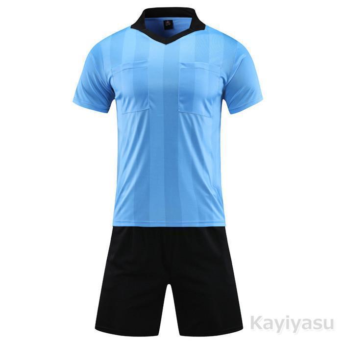 サッカー審判服 審判ウェア 練習着 上下セット 半袖 シャツ ハーフ