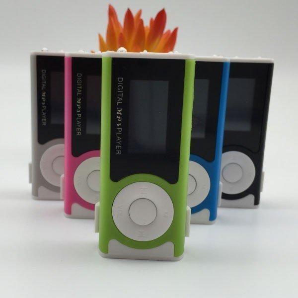小型 簡単 単純操作 長方形型MP3プレイヤー 音楽プレーヤー USB 画面