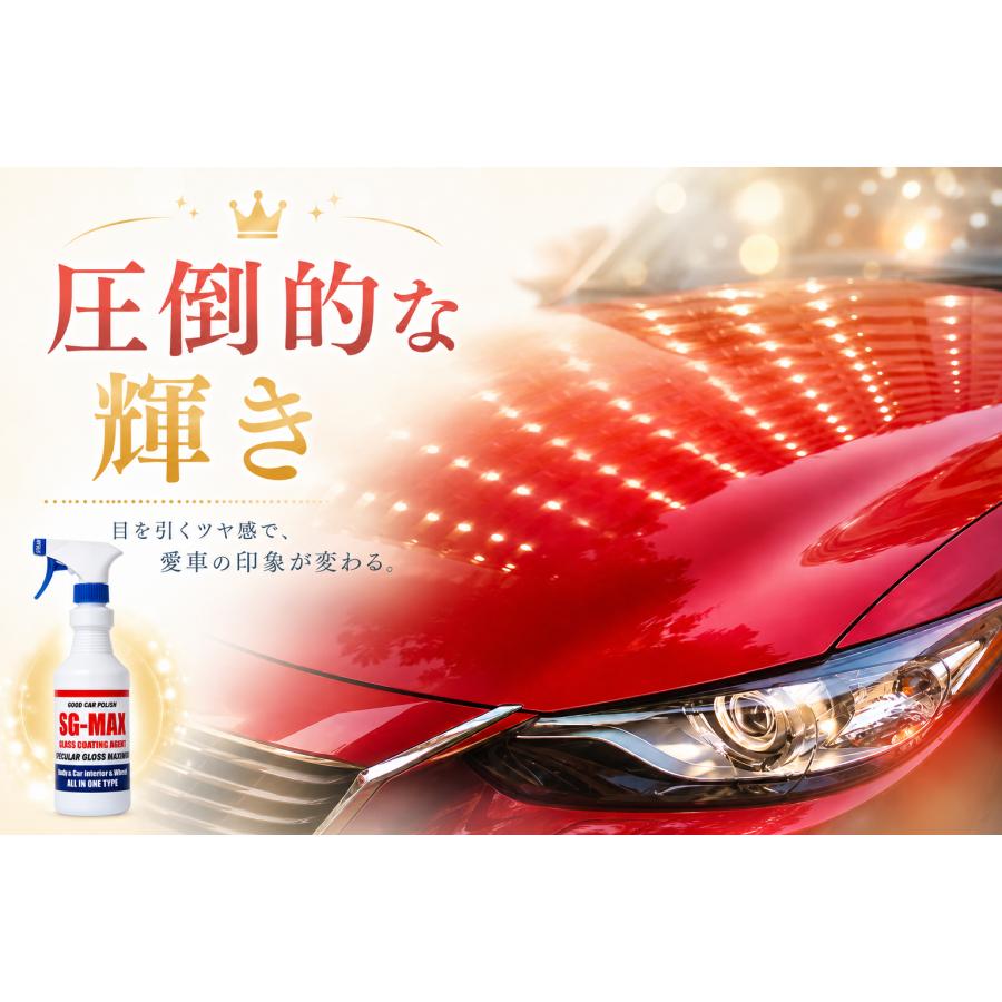 初回限定 スタートセット ガラスコーティング剤 車 SG-MAX 400ml 専用