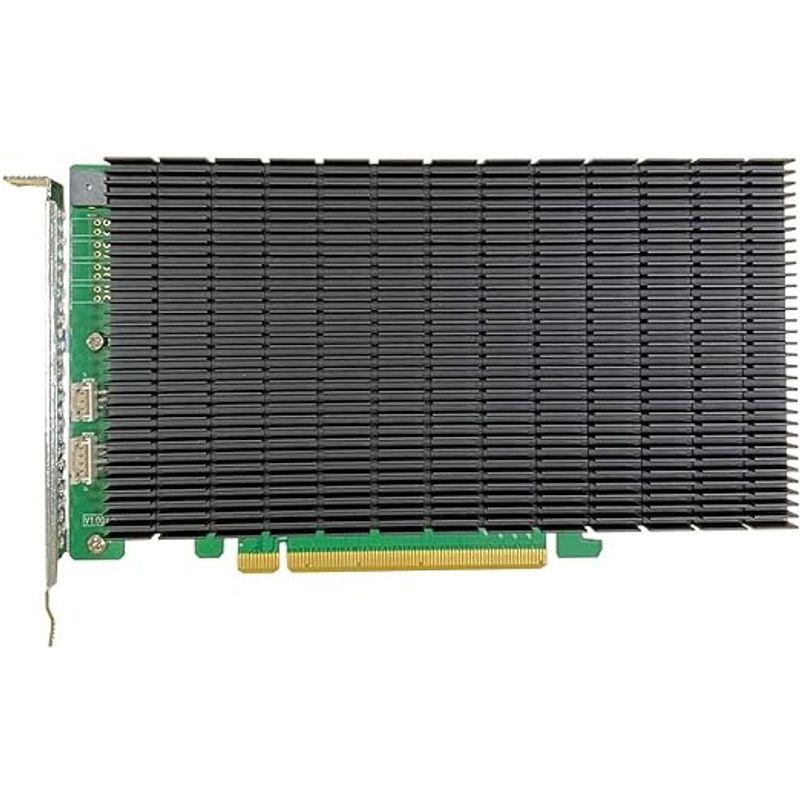 HighPoint　NVMe　SSD　ファンレス・ゼロノイズ冷却システム　SSD7　RAIDコントローラー　PCIe　3.0　x16バス対応