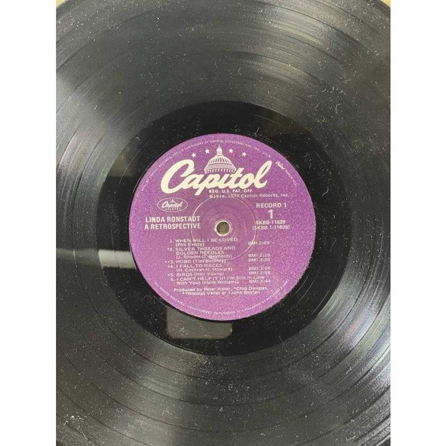 02745 【直輸入盤】 LINDA RONSTADT/A RETROSPECTIVE　※致命的な歪みがあります。 |  | 04