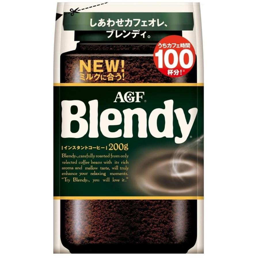 AGF Blendy インスタントコーヒー 200g AGF ブレンディ 袋 200g インスタントコーヒー 粉 アイスコーヒー 大