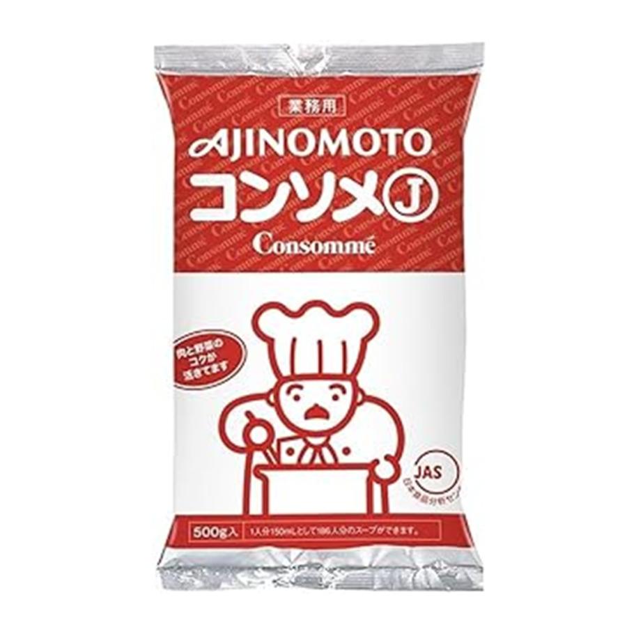 味の素 KK コンソメ J 500g 業務用 スープ 粉末 パウダー ブイヨン 大容量 コク バランス 備蓄 調味料 の商品画像