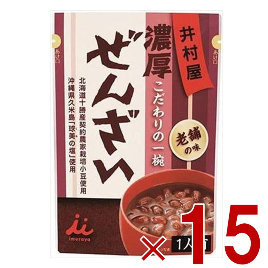 井村屋 濃厚ぜんざい 180g ぜんざい お汁粉 おしるこ ようかん 小豆 北海道 60個 井村屋（imuraya） 濃厚ぜんざい 180g ぜんざい お汁粉 おしるこ