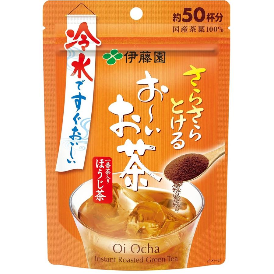 伊藤園 おーいお茶 ほうじ茶 粉末 40g チャック付き 袋タイプ