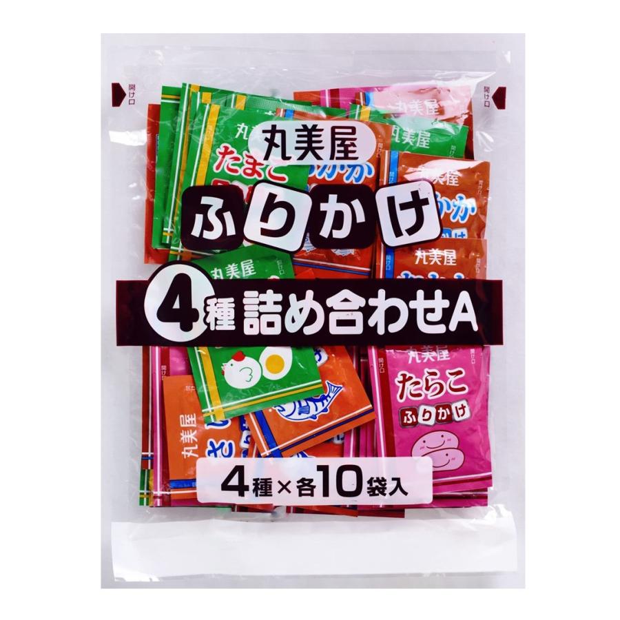 丸美屋 ふりかけ 4種 詰め合わせA 特ふり 2.5g 40食 詰め合わせ マルミヤ まるみや ふりかけ 小袋ふりかけ 業務用 徳用（Yahoo!・SG Line ヤフー店）