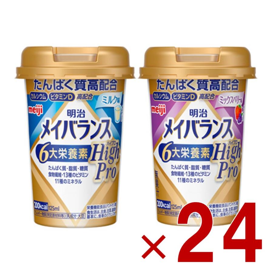 明治 メイバランスArg Mini カップ 2種 アソート セット 125ml 栄養 