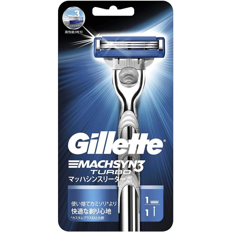 P&G ジレット マッハシンスリーターボ ホルダー 本体 替刃1個付