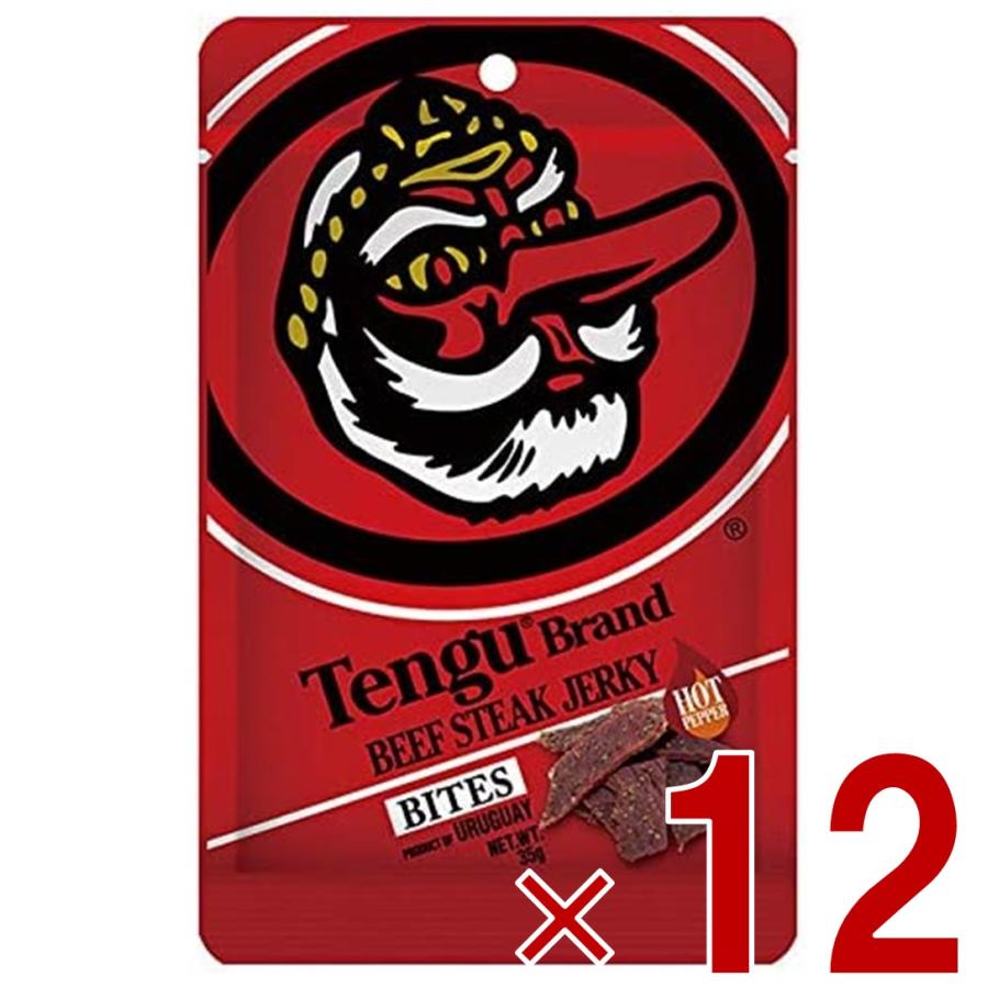 天狗 テング ビーフジャーキー バイツ ホット 30g おつまみ 送料無料