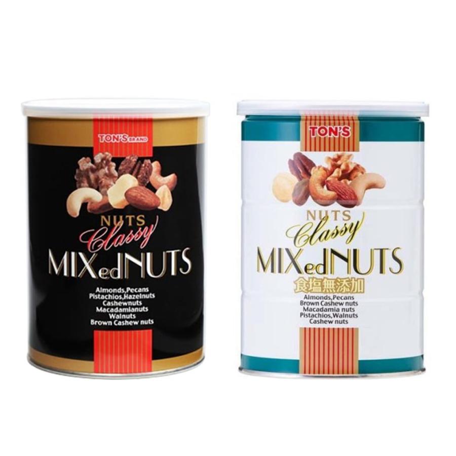 ナッツ 東洋ナッツ食品 トンTON'S クラッシー ミックスナッツ 缶 360g