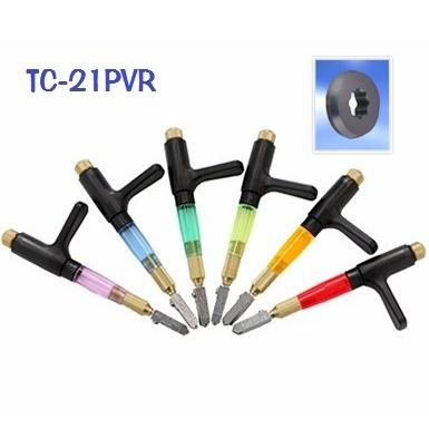 TC21PVR TOYO トーヨー パターン切用 振動ガラスカッター(6本入) TC-21PVR-BOX6　@2，800円/本