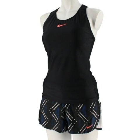 即納対応 年モデル ナイキ Nike レディース フィットネス水着 グラフィック 2in1パンツ セパレーツ ブラック 09 09 S G S 通販 Yahoo ショッピング