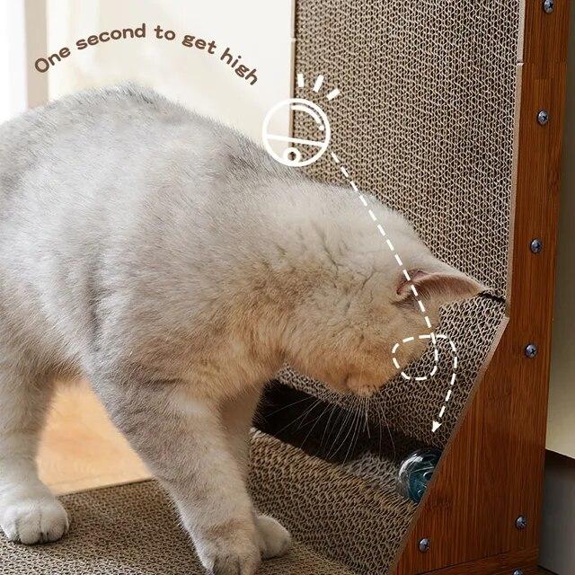 メーカー取寄せ L-shaped Cat Scratcher Board Detachable Cat Scraper Scratching Post for Cat