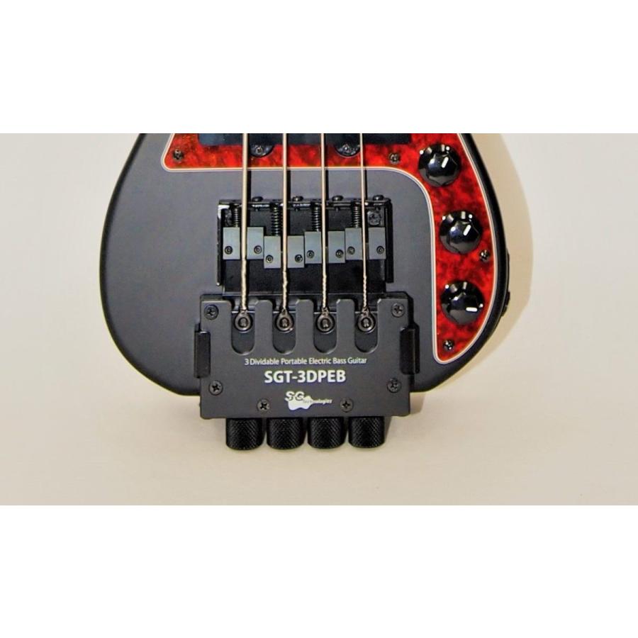 SGTech 3分割ミニエレキベース SGT-3DPEBS ケース無し : SG