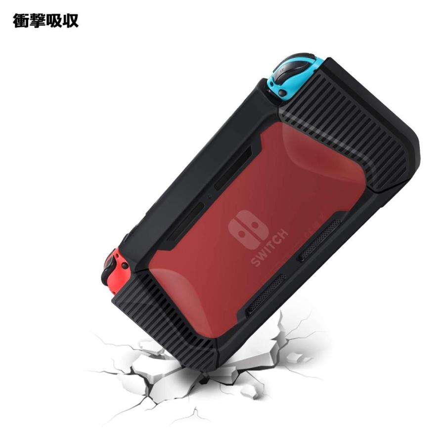 21最新作 Tasikar Nintendo Switch カバー 耐衝撃 強化グリップゴム保護 ニンテンドースイッチ ケース 強化ガラス保護フィルム付 Simbcity Net