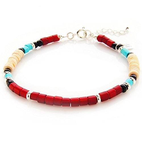 Voso0012 3 ブランド名 2pieces アンクレット メンズアンクレット ビーズ ウッド シェル Vocca 足周り約 23c 人気特価