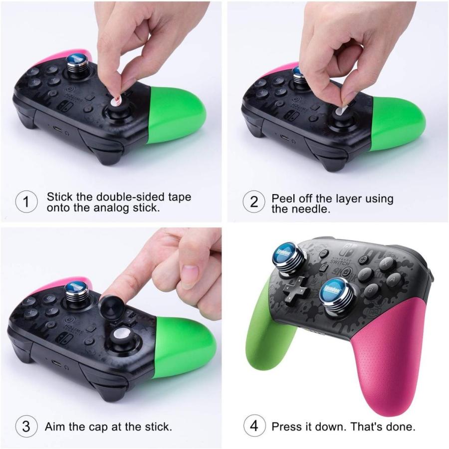 プロコン専用fpsスティック Switch Proコントローラー エイム Aim 狙い 照準合わせ用 Epindon Cap