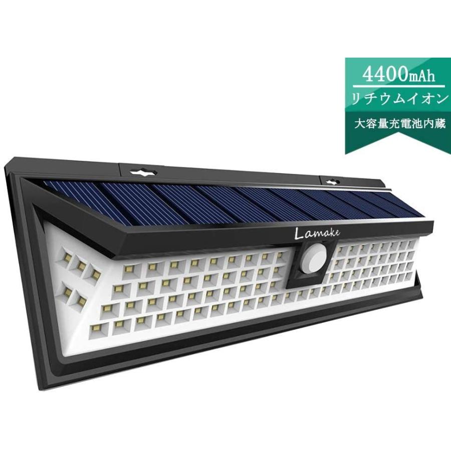 超大特価 Lamake 2020改良版 超超明るい センサーライト ソーラー充電 三つ照明モード 明暗センサー 取付簡単 1pack  dnldesign.com
