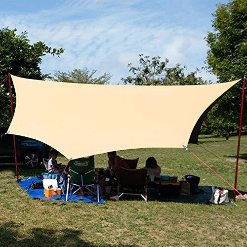 タープ TC Tarp (4.3m*4m) 防水タープ オクタタープ サンシェード キャンプギア アウトドア用 日除け ポリコットン 焚火タープ (イ｜sh-price｜05