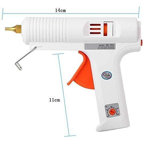 110Wグルーガン プログルーガン強力粘着 温度調節可 プログルーガン 強力粘着 修復ツール 接着剤道具 工作に手芸用 DIY 手芸用 仕事 作業 ス｜sh-price｜06