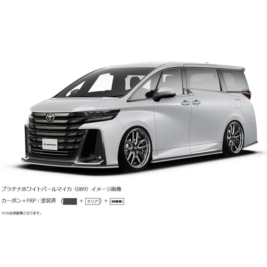 40系ヴェルファイア前期フードトップポイラー(単色塗装済み/FRP素地