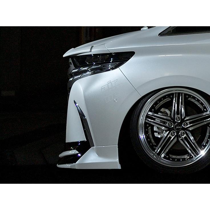 40系アルファード前期フロントハーフスポイラー(2色塗り分け塗装済み