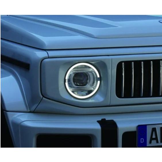 イカリングデイライト/ウインカー付きヘッドライトレンズユニット