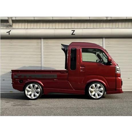 軽トラ ハイゼット等のリアステップカスタム 新品未使用品 ハイゼット ダイハツ 201系 ジャンボ サイドステップ（R＆L） ※塗装付