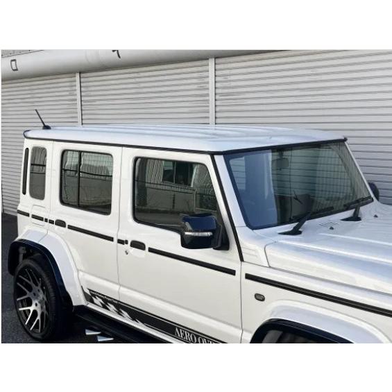 G62Lルーフモール&ピラーモールセット・ドアノブ素地タイプ ジムニー 