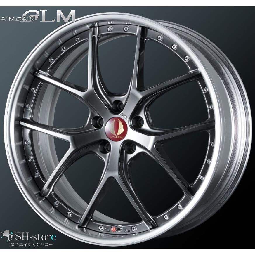 【ゴエモン専用②】21インチ アルミホイール 1本 タイヤホイールセットAIMGAIN-GTM(エイムゲイン2P)21インチ【厳選輸入