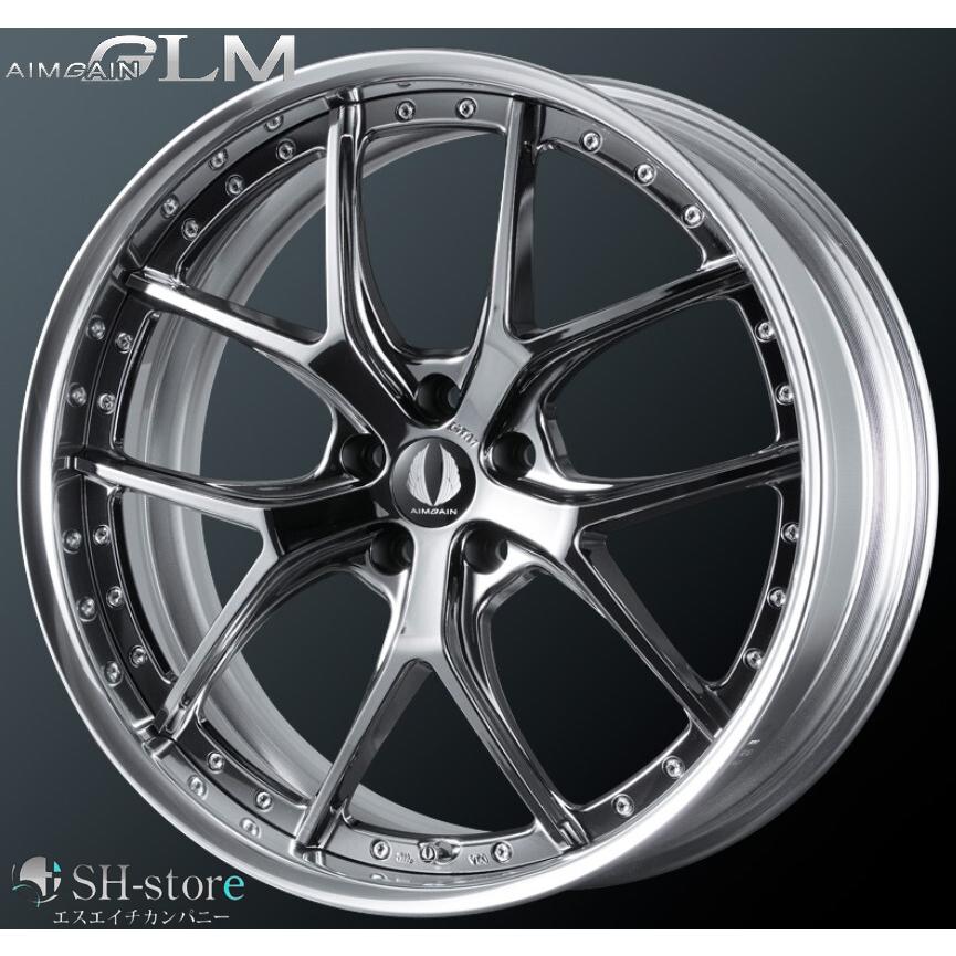 レクサスLS460タイヤホイールセットAIMGAIN-GTM(エイムゲイン2P)21