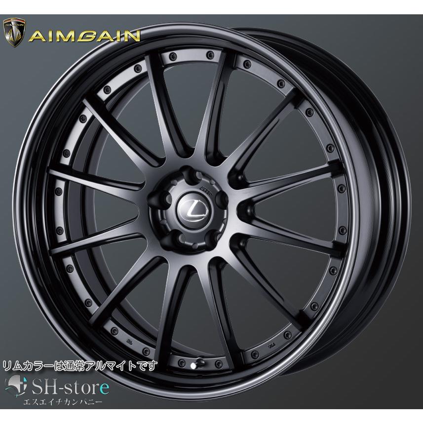 レクサスLS460タイヤホイールセットAIMGAIN-GTF(エイムゲイン2P)21
