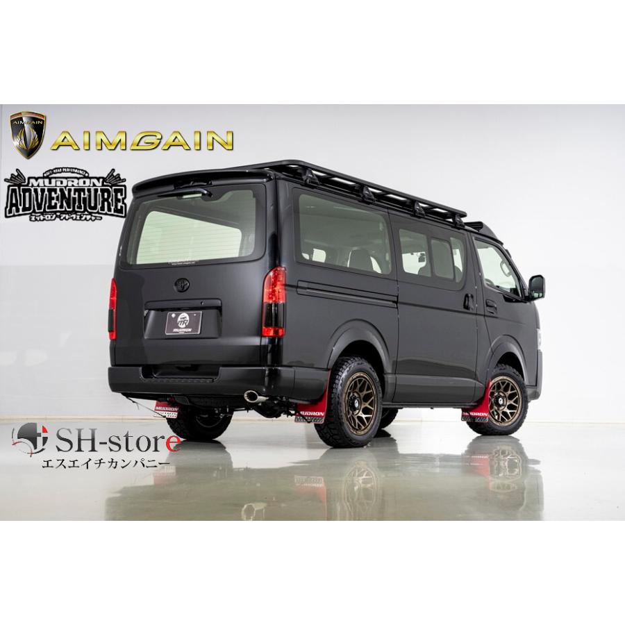 200系ハイエース1〜7型標準ナローボディ リアゲートスポイラー未塗装