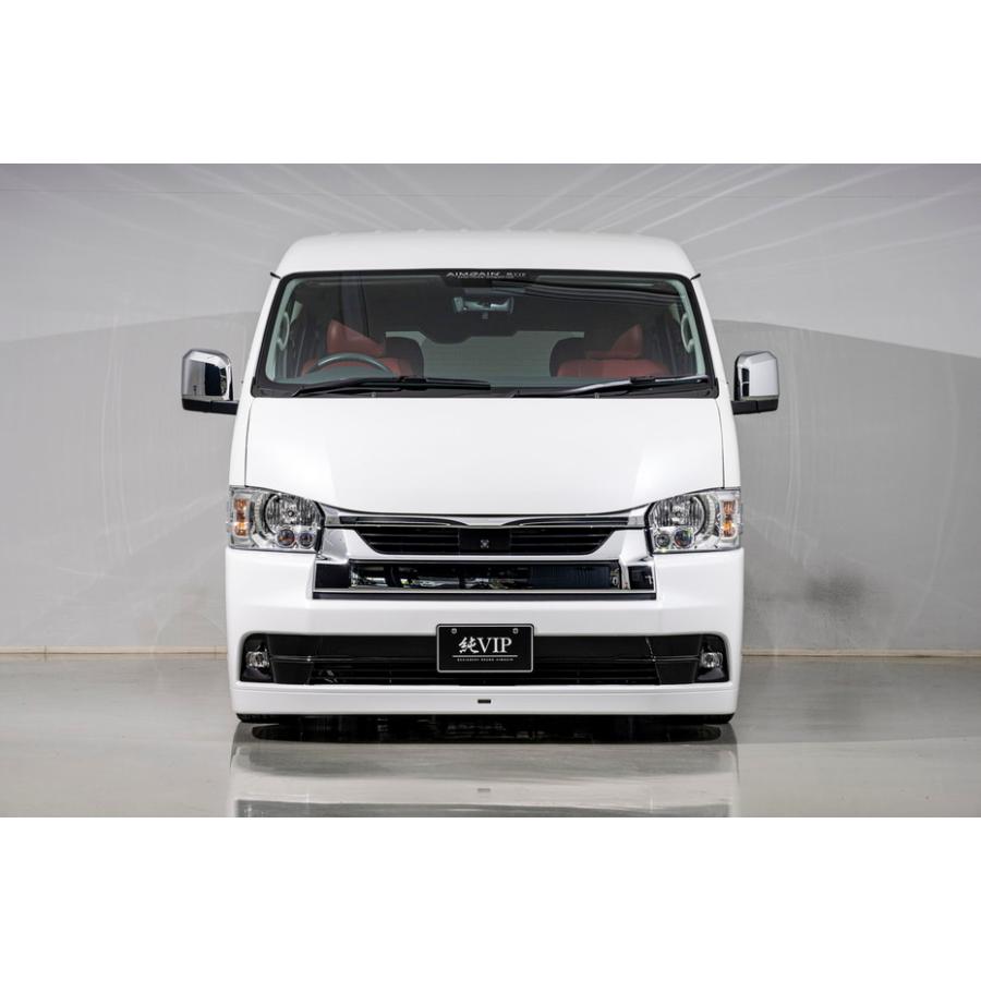 200系ハイエース4型〜7型ワイドボディミドルルーフ 純VIPバンパー 