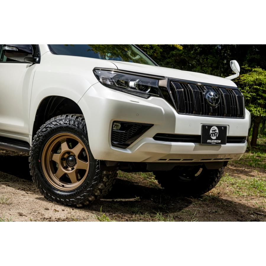 美品！ランクルプラド・ハイラックスGR18インチ　DM-V3 エイムゲイン(AIMGAIN)GRXモノブロック18インチ【265/60R18ホイール