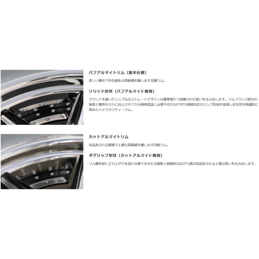 アミスタット ライエンT025 20インチ 【厳選輸入245/40R20ホイールタイヤセット】 20系/30系アルファード・ヴェルファイアに最適 〈タイヤ銘柄選べます！〉の画像