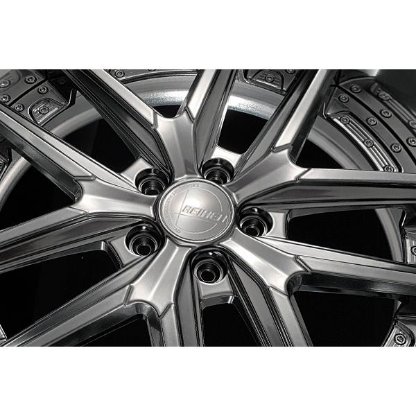 レクサスLS460タイヤホイールセットアミスタット(Amistad)T025 21インチ【厳選輸入245/35R21\u0026285/30R21】LEXUS LS600hLに最適〈タイヤ銘柄選べます〉の画像
