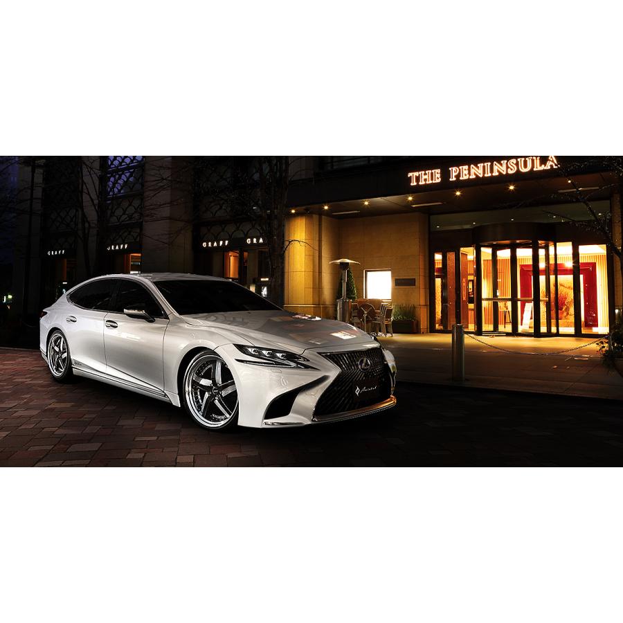 レクサスLS460タイヤホイールセットAmistad(アミスタット)C010 20インチ【厳選輸入245/40R20\u0026275/35R20】LEXUS LS600hLに最適〈タイヤ銘柄選べます〉の画像